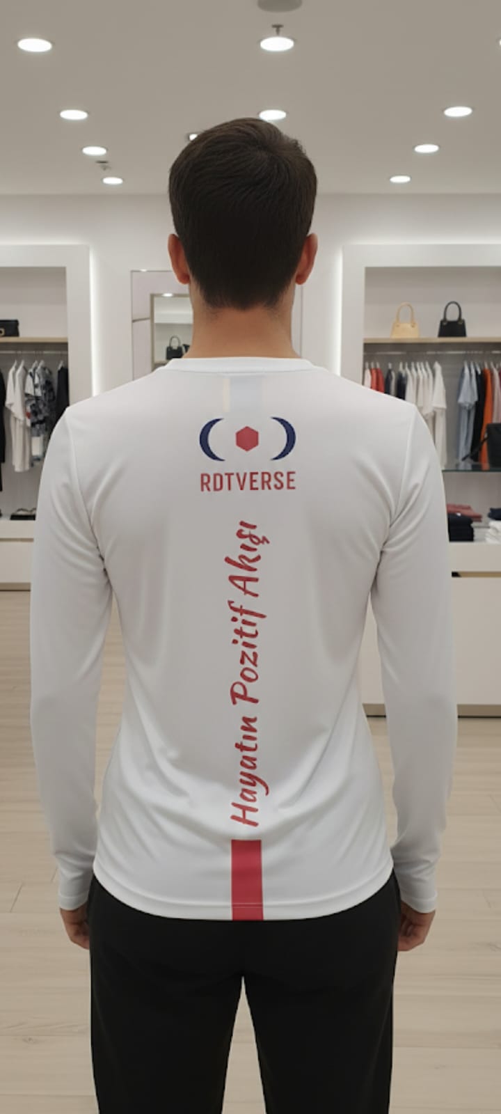 BEYAZ UZUN KOL TİŞÖRT